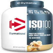 NEW**ISO 100 Whey Protein Powder with 25G of Hydrolyzed 100% Whey Isolate, Vanil