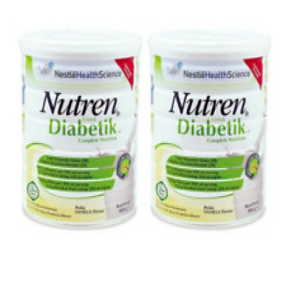 2 X 800g Nestle Nutren Diabetic Complete Nutrition Vanilla Flavour & Express