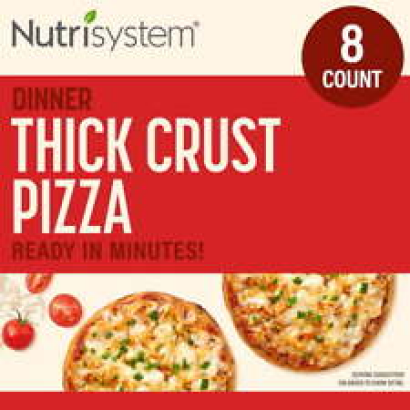 NEW，Nutrisystem Thick Crust Pizza,8 CT.Personal，to Support Healthy Weight Loss