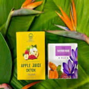 2 Rubiss Apple Fresh Detox - Fruits Detox  + FREE  1 Box Saffron