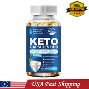 Keto BHB Pills Fat Burner Ketone Diet Capsules Weight Loss Low Calorie Slimming