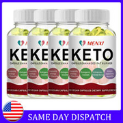 1-4 X KETO BHB 1200mg PURE Ketone FAT BURNER Weight Loss Diet Pills Ketosis