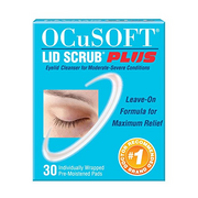Ocusoft Lid Scrub Pre-Moistened Pads Plus - 30 / Box by OCUSOFT