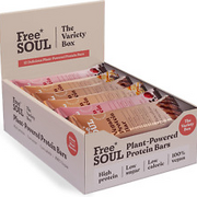 Free Soul 12 X 50G Vegan Protein Bars – Plant Based Chocolate Protein Bar with H