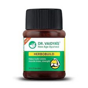 Dr. Vaidya's Herbobuild Capsules |Stamina & Peak Fitness (30 Capsules) Pack of 1