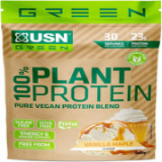 USN 100% Plant Protein Vanilla, Vegan Protein Powder (900G) a Sugar Free, Plant