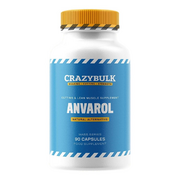 CrazyBulk ANVAROL for Cutting & Lean Muscle Supplement Natural -90 Capsules +FS