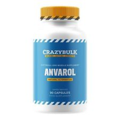 CrazyBulk ANVAROL for Cutting & Lean Muscle Supplement Natural -90 Capsules +FS