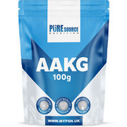 Pure Arginine Alpha-Ketoglutarate (AAKG Powder) Unflavoured 100g/250g/1Kg Powder