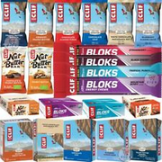 Clif Bars -Energy,Nut Butter,Protein & Shot Bloks- All Flavours & Sizes New Pack