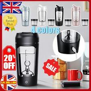 2024 Electric Protein Shaker Bottle Electric Mixer Cup Blender Drink Portable UK