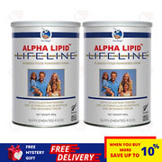 2 X New Alpha Lipid Lifeline Colostrum Milk Powdered Drink 450g FREE SHIPPING