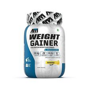 Advance MuscleMass Weight Gainer Powder Banana Twist Flavour| 1 Kg / 2.2 lb, 29