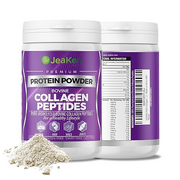 JeaKen - Unflavored Collagen Peptides Powder from Grass-Fed Bovine Sources - Sugar-Free Hydrolyzed Collagen Supplement for Hair, Skin, Nails, Digestion, Bone, and Joint Care - 400g