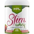Muscle Food Labs MFL Slim WHEY Protein Powder | 28g Protein | Low Carbs | Slimming Nutritional Shake | Sweetened with Stevia | 2 lbs. (Chocolate Berries)