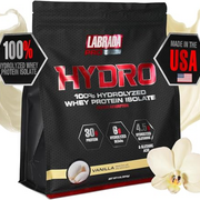 Labrada Hydro 100% Pure Hydrolyzed Whey Protein Isolate Powder, Lactose Free, Glutamine, Fastest Digesting Whey Available, Instant Mixing, Delicious Taste 48 Servings 4lb (Vanilla)