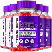 (5 Pack) Atomic Keto ACV Gummies - Atomic Keto Gummies Advanced Formula Vitamin Supplement - Atomic Keto Gummies with 1000MG Apple Cider Vinegar Folic Acid Vitamin B12 - Vegan Supplement (300 Gummies)