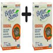 (100 g, 304,03 EUR/1Kg) 2 x (NOW Foods Better Stevia, Original - 100 packets)