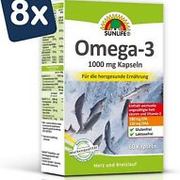 Sunlife Omega 3 Fettsäuren 1.000mg, 8er Pack (8 x 83 g)