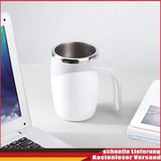 Wiederaufladbarer automatischer Rührbecher geeignet für Kaffee/Milch (weiß) NEW
