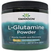 Swanson Ajipure L-GLUTAMIN Pulver 340g Boost Muskel Health, Erholung & Fitness