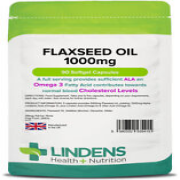 Lindens Leinsamenöl 1000 mg Kapseln Omega 3 6 9 Flachs Leinsamen