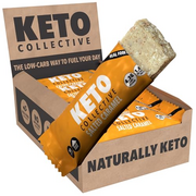 Keto Collective Keto Riegel - NEUES REZEPT - 15x40g I 3g Netto-Kohlenhydrate I Low Carb Snacks I Ketogene Lebensmittel I Natürliche Zutaten I Proteinquelle I Keto Snack I Glutenfrei I Vegan