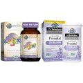 Garden of Life Women’s Prenatal Multivitamin with Vitamin D3, B6, B12, C & Iron & - Dr. Formulated Probiotics Once Daily Prenatal