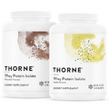 THORNE Whey Protein Isolate Bundle - Chocolate & Vanilla Flavors
