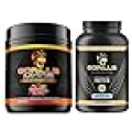 Gorilla Mode Pre Workout (Strawberry Kiwi) + Premium Whey Protein (Vanilla) - Comprehensive Stack for Fueling Maximum Workout Results