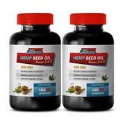 herbal weight loss - ORGANIC HEMP SEED OIL 1400mg (2) - powerful antioxidants
