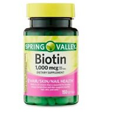 Spring Valley Biotin Softgels 1000 mcg 150 Count