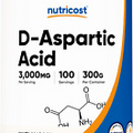 Nutricost D-Aspartic Acid (DAA) Powder 300G - Pure D Aspartic Acid