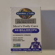 Garden of Life  Men's Daily Care 40 Billion CFU 30 Veggie Capsules Exp: 09/2025