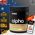 SWITCH NUTRITION ALPHA SWITCH MUSCLE POWDER + FREE MUSCLE BUILDING MEAL PLAN