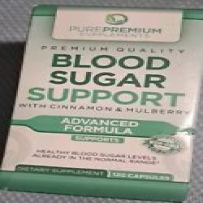Blood Sugar Support Supplement by PurePremium with Cinnamon & Mulberry 120 Caps