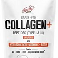 Collagen+ Powder - 18g Protein - Hydrolyzed Collagen + Biotin + Hyaluronic...