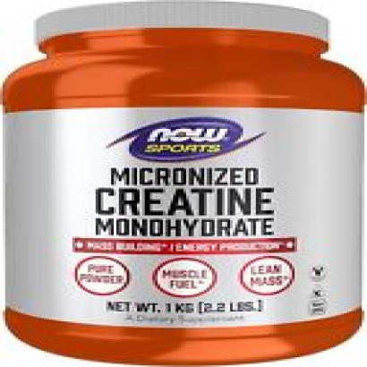 NOW Sports Nutrition, Micronized Creatine Powder 500 g, Mass...