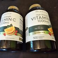 2 Carlyle Vitamin C 1000Mg 500 Vegetarian Caplets Ascorbic Acid w Wild Rose Hip