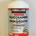 Kirkland Signature Extra Strength Glucosamine, Chondroitin Sulfate - 220 Tablets