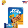 Pure Protein Bars, Chocolate Peanut Butter, 20g Protein, Gluten 1.76 oz, 12 Ct