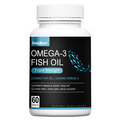 Omega-3 Fish Oil Triple Strength 1250mg Fish Oil |Supports Brain  Heart Health