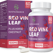 Red Vine Leaf Extract 1400mg & Horse Chestnut Extract 100mg Supplement Diet for