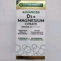Nature's Bounty Advanced D3+ Magnesium Citrate 90ct Exp 10/25