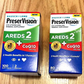 180 Bausch & Lomb PreserVision AREDS 2 + CoQ 10 Supplement- 180 Softgels NIB