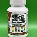 Clean Nutraceuticals Lions Mane 20In1 Turkey Tail Reishi Chaga Exp 08/25