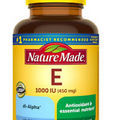 Nature Made Vitamin E 1,000 Iu (450 mg) 60 Sgels 031604011703YN