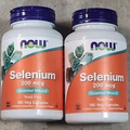 2-NOW Foods Selenium 200 mcg., 180 Vegetarian Capsules