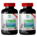 improve mood - L-Tyrosine 500mg 2 Bottles - amino acid supplement 120 Capsules
