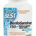 Doctors Best Best Benfotiamine 150 + Alpha-Lipoic Acid 300 60 VegCap